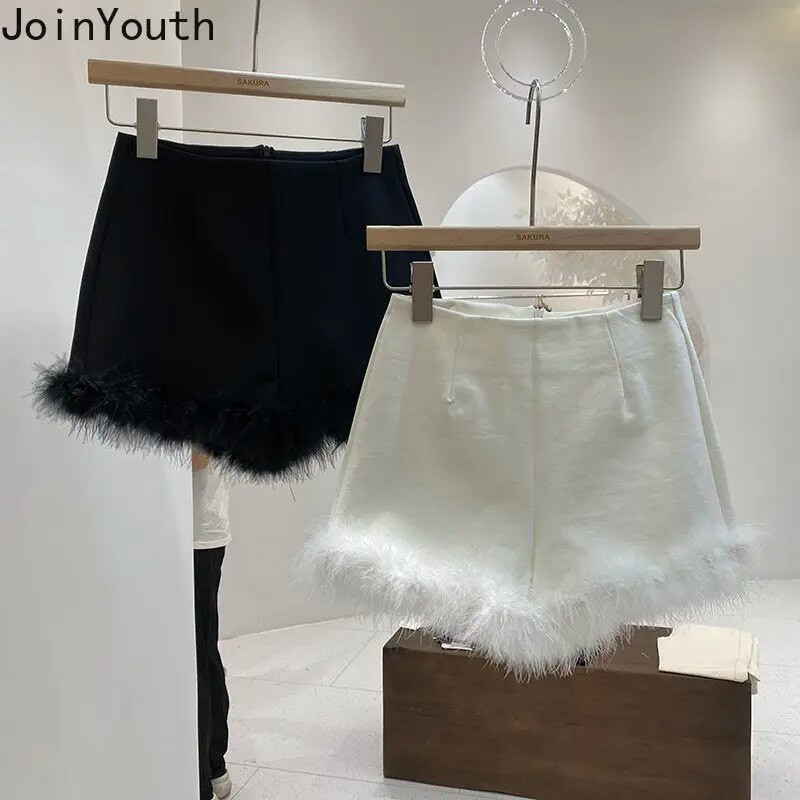 2023 m. Nauji apatiniai moteriški šortai, raukiniai, tunika, plačios kelnės Vienspalviai prašmatnūs korėjietiški šortai Pantalones Cortos De Mujer