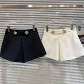 PREPOMP 2023 Iarna Nou Sosire Patrata Stras Catarame Pantaloni Fusta Femei GM903