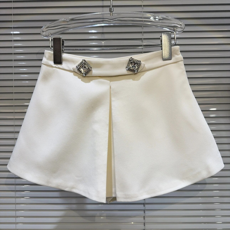 PREPOMP 2023 žiemos naujiena Square Kalnų krištolas sagtys Šortai Sijonas Moterys GM903