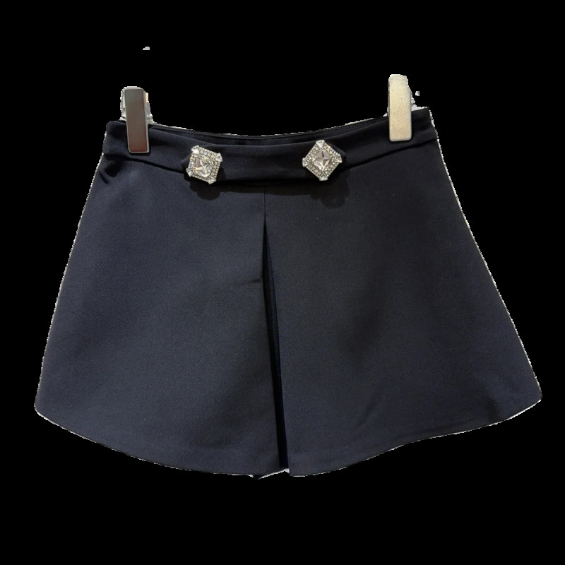 PREPOMP 2023 žiemos naujiena Square Kalnų krištolas sagtys Šortai Sijonas Moterys GM903