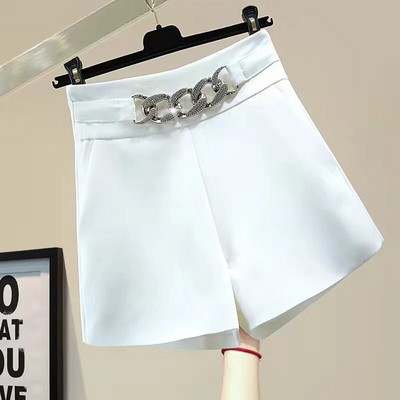 Pantaloni scurți pentru femei, cu talie înaltă, cu găurire fierbinte, pentru costum formal, pantaloni scurți pentru imbracaminte cu picioare largi, pantaloni scurți pentru femei, toamna 2022