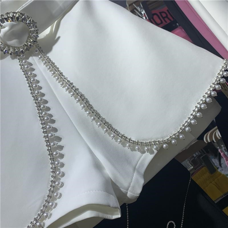 Moterų aukšto juosmens karšto gręžimo diržas oficialus kostiumas šortai plačiomis kojomis, apatiniai šortai, 2022 m. rudens INS karšti Highstreet šortai, moteriški