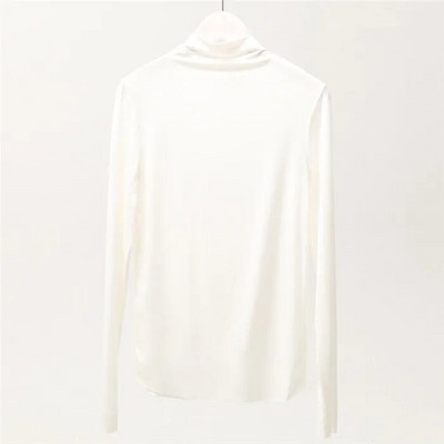 Rudens žiema, 2020 m. plius dydis Modaliniai medvilniniai apatiniai marškinėliai, vientisi ilgomis rankovėmis korėjietiška palaidinė Moteriški viršūnės ir palaidinės