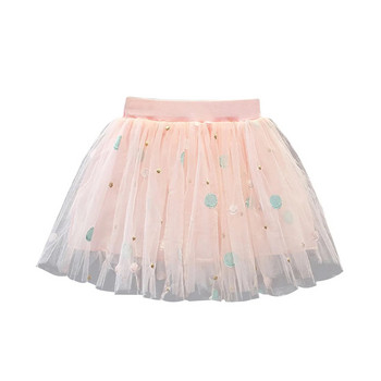 Καλοκαιρινή Παιδική Φούστες για κορίτσια Princess Mesh Pretty Tutu Φούστες Floral Κέντημα Κορίτσια Διχτυωτή Φούστα Καρναβάλι Παιδικά Ρούχα 1-7Τ