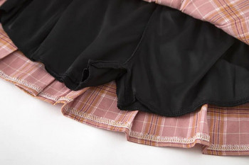 Παιδικά ρούχα Κοριτσίστικες φούστες καρό με πάτο Πριγκίπισσα πλισέ 2-12 ετών Παιδική κοντή φούστα Καλοκαιρινή Παιδική Στολή 8 Επιλογή χρώματος