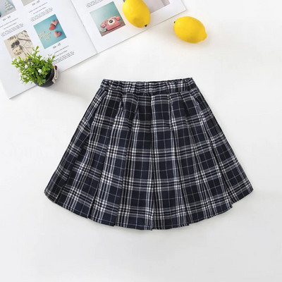 Dječja odjeća Suknje za djevojčice Karirane plise Princess 2-12 godina Dječja kratka suknja Ljetni dječji kostim Odaberite 8 boja