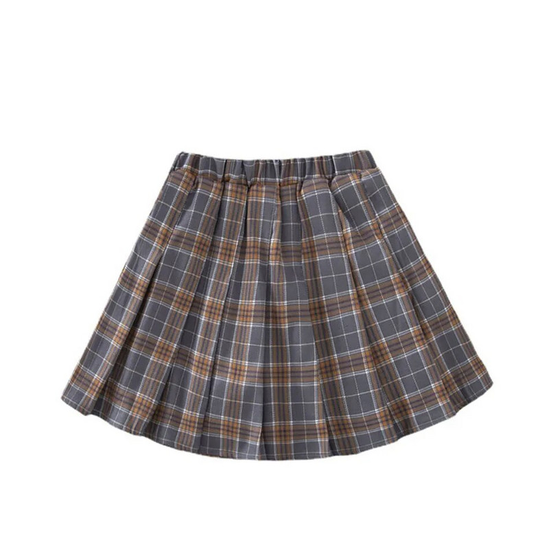 Dječja odjeća Suknje za djevojčice Karirane plise Princess 2-12 godina Dječja kratka suknja Ljetni dječji kostim Odaberite 8 boja