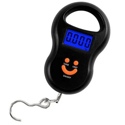Badu.bg Електронна висяща везна 50 кг 10 г LCD кухненска цифрова везна ...