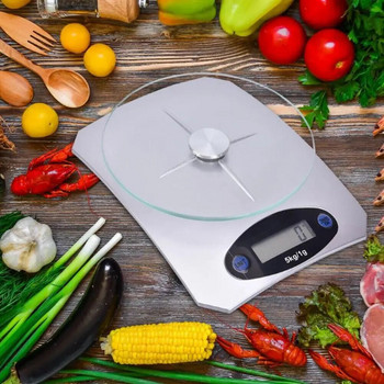 5 кг електронна везна за печене Мини кухненска везна Кухненска електронна везна Кухненски измервателен инструмент