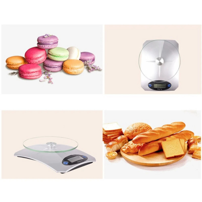 5 kg Elektronska vaga za pečenje Mini kuhinjska vaga Kuhinjska elektronska vaga Kuhinjski mjerni alat