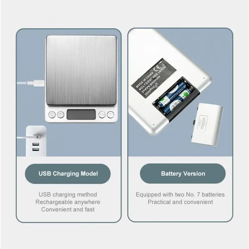 1 vnt. didelio tikslumo virtuvės svarstyklės, kepimo svarstyklės, kavos svarstyklės, nerūdijančio plieno elektroninės svarstyklės, buitinės mažos virtuvės elektroninės svarstyklės