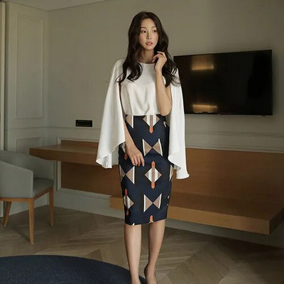 Bluză din șifon de pelerina de birou pentru femei, toamnă, vintage, cu gâtul în formă de roșu, alb, bluze sexy, pelerina fără mâneci, șal, cămăși Topuri haine