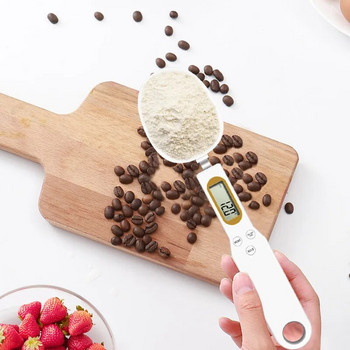 Κουτάλι μέτρησης βάρους LCD Ψηφιακή ζυγαριά κουζίνας 500g 0,1g Ζυγαριά κουταλιού φαγητού Mini Kitchen Tool for Milk Coffee Scale