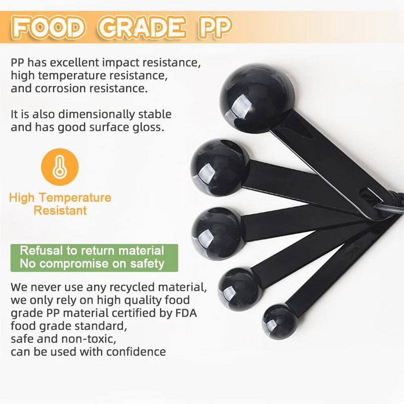 5/10 KOM sa vagom Mjerna žlica Žličica Višenamjenska žlica Brašno za pečenje kolača Mjerna posuda za hranu Domaća kuhinja Alati za kuhanje