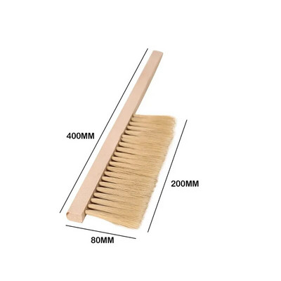 Méhészeti eszközök Fa mézkefe Darázs méhek seprése két sor lófarokszőr Új méhkefe méhészeti felszerelés