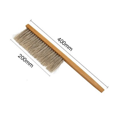 Méhészeti eszközök Fa mézkefe Darázs méhek seprése két sor lófarokszőr Új méhkefe méhészeti felszerelés