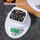 5kg/1g nešiojamos skaitmeninės svarstyklės LED elektroninės svarstyklės Pašto maisto balanso matavimo svoris LED elektroninės svarstyklės virtuvės prietaisai