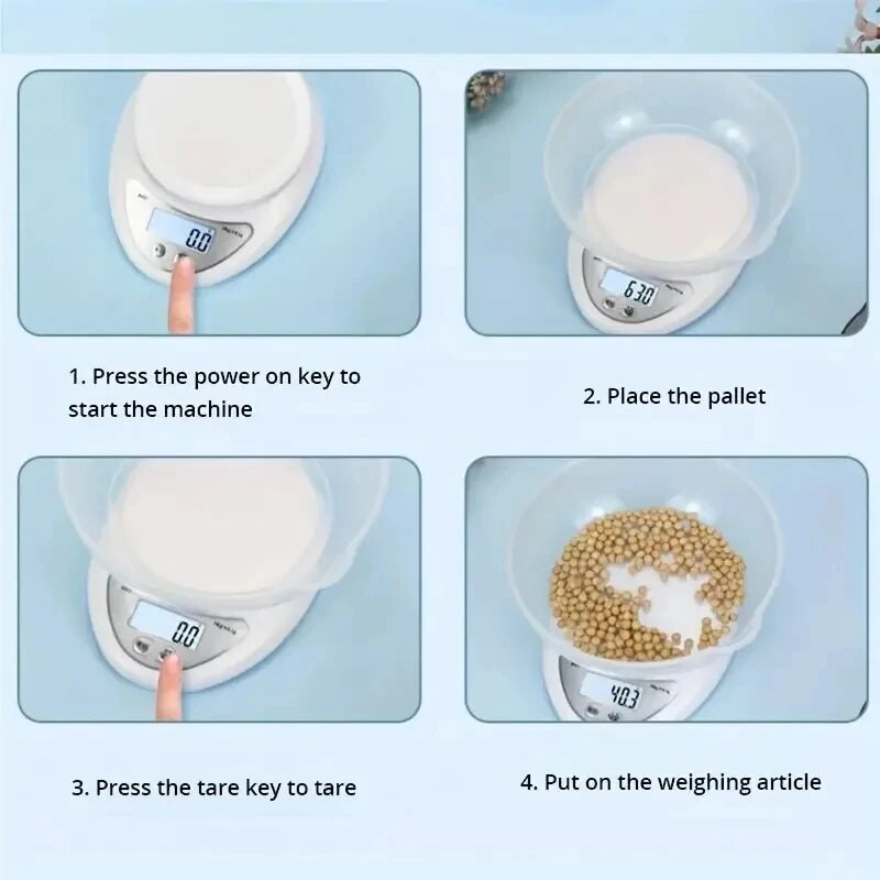 5kg/1g nešiojamos skaitmeninės svarstyklės LED elektroninės svarstyklės Pašto maisto balanso matavimo svoris LED elektroninės svarstyklės virtuvės prietaisai