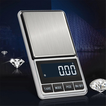 Ηλεκτρονική ζυγαριά κοσμήματος Mini Balance Gram Scale 0,01g Accuracy for Gold Precision Ψηφιακή ζυγαριά τσέπης Ζυγαριά βάρους κουζίνας