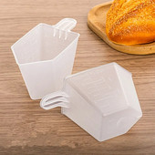 1vnt 250ml plastikinis matavimo kepimo stiklinė Kavos ąsočio puodelis indelis virtuvės įrankiai Įrankiai skalbimo milteliai ryžių dubuo