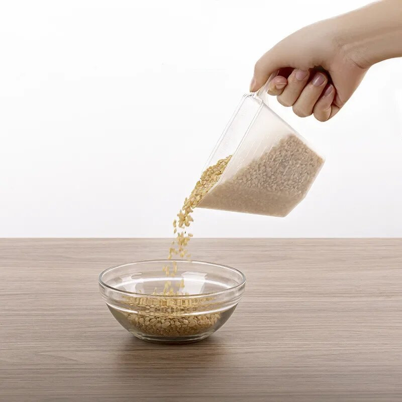 1vnt 250ml plastikinis matavimo kepimo stiklinė Kavos ąsočio puodelis indelis virtuvės įrankiai Įrankiai skalbimo milteliai ryžių dubuo