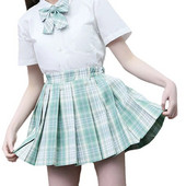 Sijonas merginoms, mokykloms mergaitei, vaikams, Anglijos stiliaus klostuotas princesės JK sijonas, bamblys Philabego paauglių šokių uniforma 3–12 m.