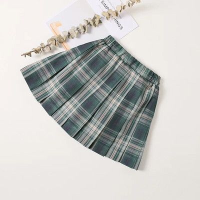 Sijonas merginoms, mokykloms mergaitei, vaikams, Anglijos stiliaus klostuotas princesės JK sijonas, bamblys Philabego paauglių šokių uniforma 3–12 m.