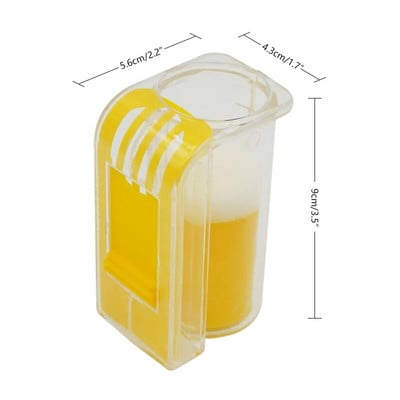1 buc. Sticla de marcare pentru regina albinelor cușcă din plastic pentru marcaj cu o singură mână, cu piston, plus pentru grădină, pentru apicultura