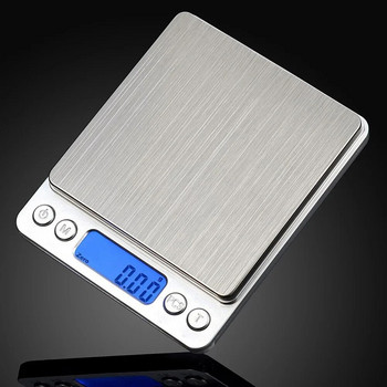 Ψηφιακή ζυγαριά κουζίνας Μικρή ζυγαριά κοσμήματος Ψηφιακή ζυγαριά ζύγισης τροφίμων ζυγαριά ακριβείας LCD Ηλεκτρονική ζυγαριά 500g-2kg