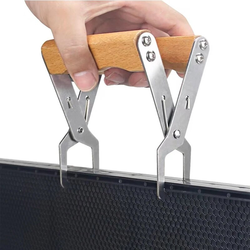 Στήριγμα πλαισίου κυψέλης από ανοξείδωτο χάλυβα λαβή πλαισίου λαβή κυψέλης σφιγκτήρας κυψέλης μελισσοκομίας αξεσουάρ Αύξηση εργαλείο μέλισσας