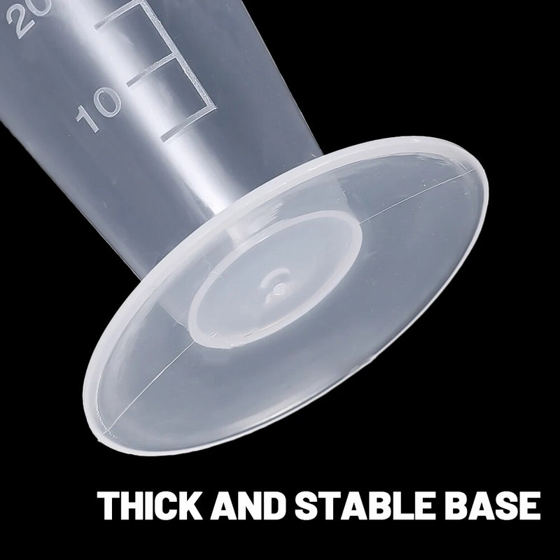 100 ml plastikinis matavimo puodelis permatomas skalės matavimo puodelis išpylimo snapelis be rankenos skysčio talpykla virtuvės baro reikmenims