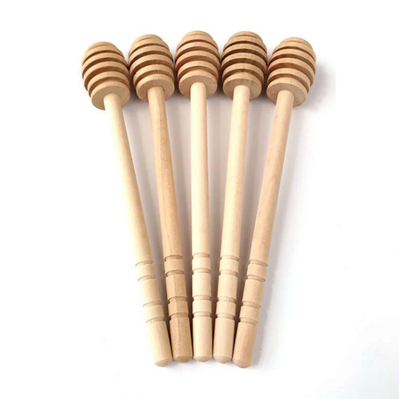 2 vnt. ilgos rankenos medaus medaus maišymo juosta Praktiškas medaus maišymo pagaliukas stiklainio šaukštas kavos pieno arbatos virtuvės įrankis