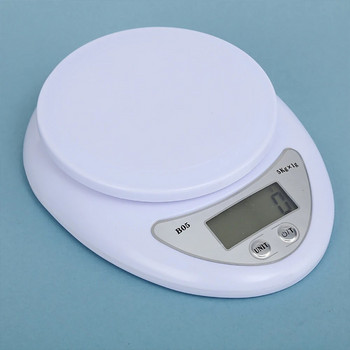 Мини преносими дигитални кухненски везни за храна 5 кг 1 г Баланс на теглото Храна Диета Кухненски инструменти за измерване на печене LED електронни везни