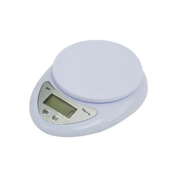 Мини преносими дигитални кухненски везни за храна 5 кг 1 г Баланс на теглото Храна Диета Кухненски инструменти за измерване на печене LED електронни везни