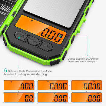 Ψηφιακή ζυγαριά 200g/0,01g Φορητή μίνι ηλεκτρονική ζυγαριά Precision Professional Scales Ζυγαριά τσέπης με 50g Βάρη βαθμονόμησης