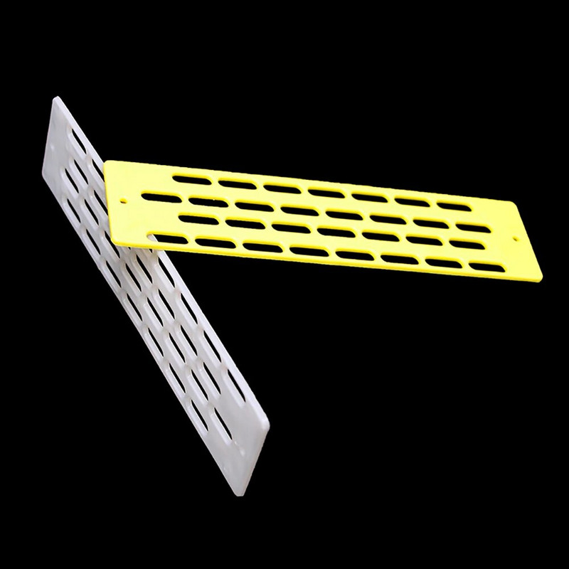 20 vnt. nuo pabėgimo bičių karalienės plastikinio tarpiklio rėmo avilio blokatoriaus barjero lakštas lizdo durų bitininkystės įrankių įranga