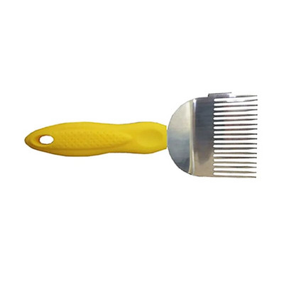 Furcă de decapat cu 5 tipuri, din oțel inoxidabil, pieptene, mâner din plastic, furculiță de decapat, tăiat miere de albine, unelte pentru apicultura