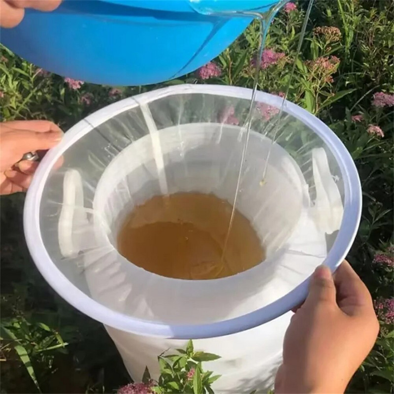 Méhméz szűrő precíziós szitaszűrő tölcsér alakú nejlon szennyeződések szűrése háló méhészeti speciális szerszámok