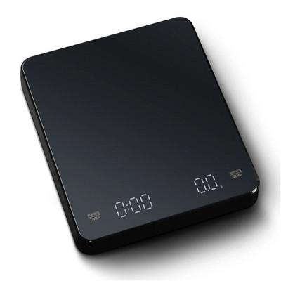 USB punjačka kuhinjska vaga za kavu s mjeračem vremena 3 kg/0,1 g vaga za vaganje za nakit Barista vaga Visoko precizni mjerni alati