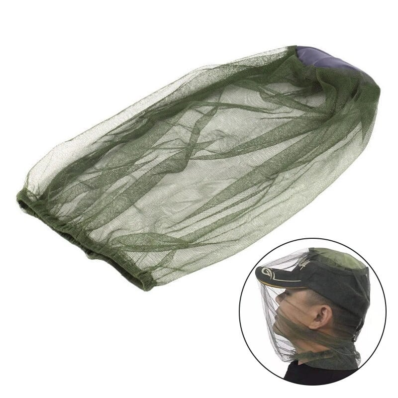 Pčelarska kapa s mrežastim velom Zaštitna pčelinja kapa protiv komaraca, maska protiv insekata i muha Alat za zaštitu lica Kamuflažni veo