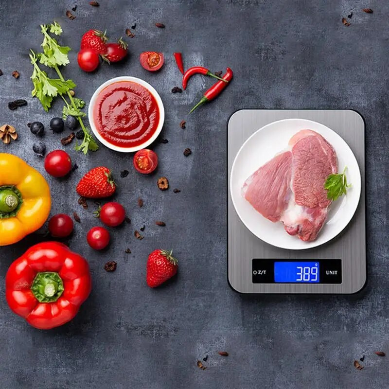 Skaitmeninės virtuvės svarstyklės Įkrovimo tipas (baterijos neįtrauktos) Nerūdijančio plieno palietimas, įjungimas 20 kg Skaitmeninis svoris, gramai, 2023 m.