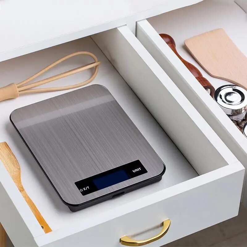 Skaitmeninės virtuvės svarstyklės Įkrovimo tipas (baterijos neįtrauktos) Nerūdijančio plieno palietimas, įjungimas 20 kg Skaitmeninis svoris, gramai, 2023 m.