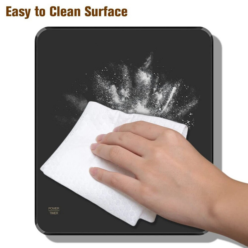 Cantar digital pentru cafea 3KG/0,1g 250mAh Incarcare tip C Cantar cu temporizator de bucatarie Coacerea alimentelor Material rezistent la caldura