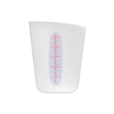 Silikoninis matavimo puodelis Dvigubas minkštas matavimo puodelis Pieno puodelis Kepimo įrankiai Rankų darbo matavimo puodelis