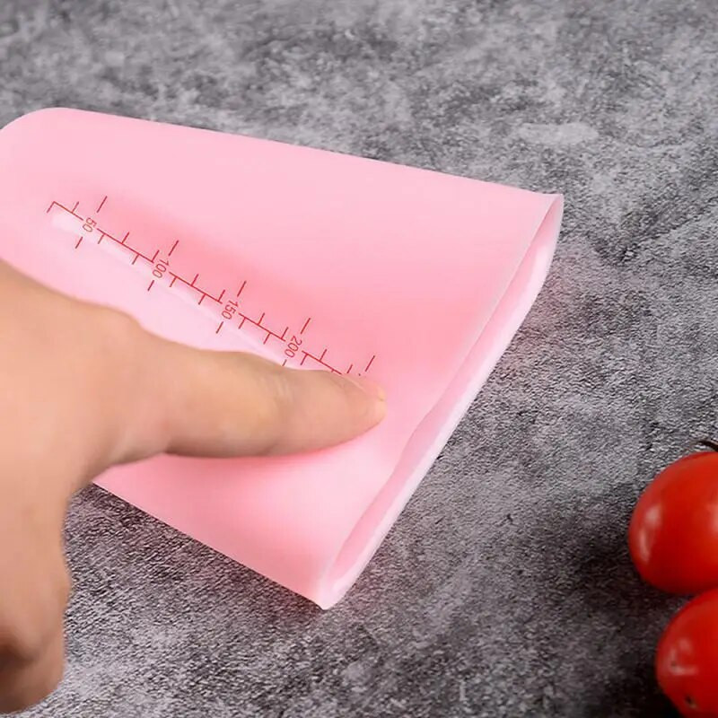 Silikoninis matavimo puodelis Dvigubas minkštas matavimo puodelis Pieno puodelis Kepimo įrankiai Rankų darbo matavimo puodelis