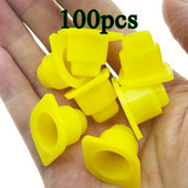 100PCS Matica Pčela Med Plastični Nicot Uzgoj Smeđe Jaje Ličinke Držač Stanice Žuti Uzgoj Uzgoj Pčelarski Alati Zalihe