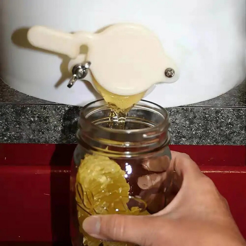 Patvarus bičių medaus čiaupų vožtuvas Daugkartinis bitininkystės siurblys, ištraukiklis, išpilstymo nailono srauto anga bitininkystės įranga avilio įrankiai