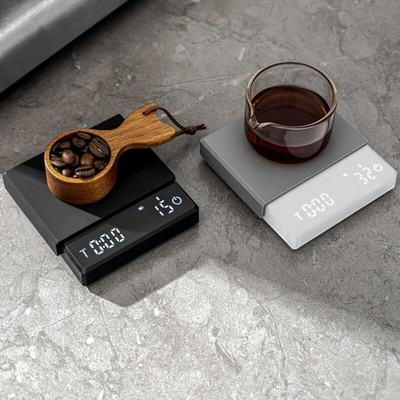 Väike espresso kohvi köögikaal Mini Smart Timer USB 2kg/0.1gg/oz/ml Pad Mees Naine Kingitus digitaalne kaalu kaal