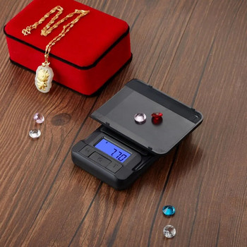 200g*0,01g / 500g*0,1g Ηλεκτρονική ψηφιακή ζυγαριά τσέπης υψηλής ακρίβειας για κοσμήματα Balance Gram για ζυγαριά βάρους κουζίνας ακριβείας