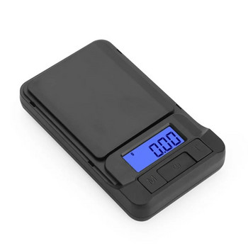 200g*0.01g / 500g*0.1g джобна електронна цифрова везна с висока точност за балансиране на бижута Грам за прецизна кухненска везна за тегло